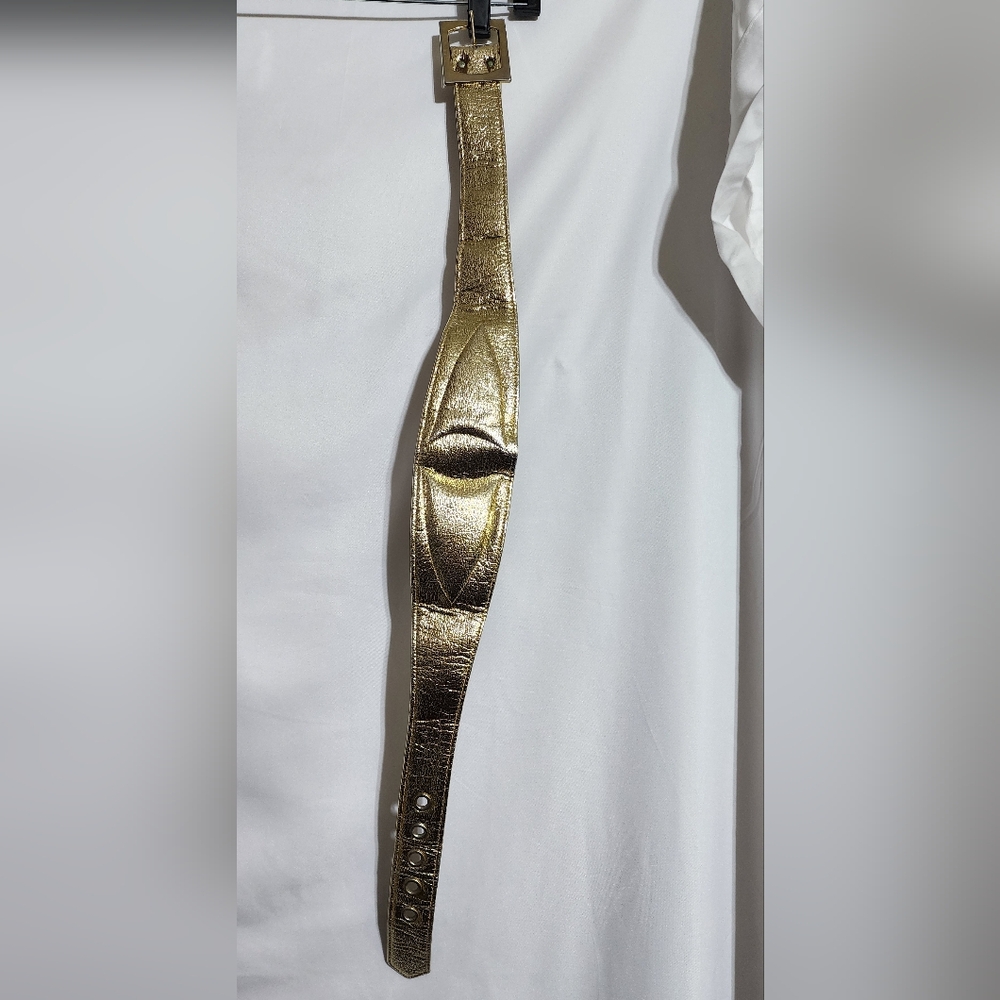 Gold Metallic Belt Evil Eye